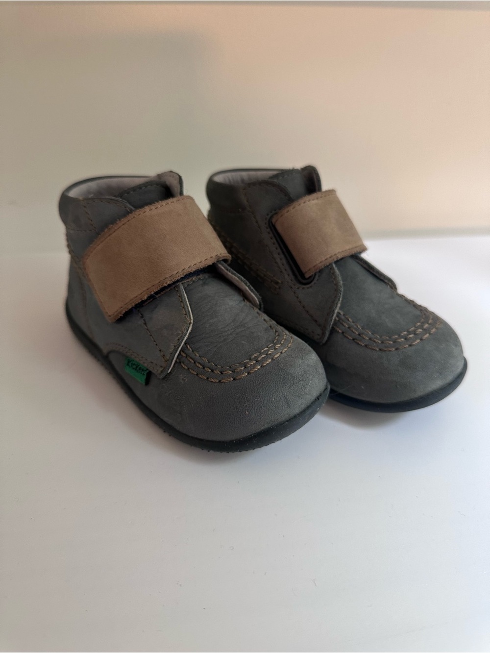 Kickers Premium Nubuck Leather Blue Boots Toddler size 7